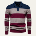 Le Pull Polo en Coton à Rayures pour Hommes Latina