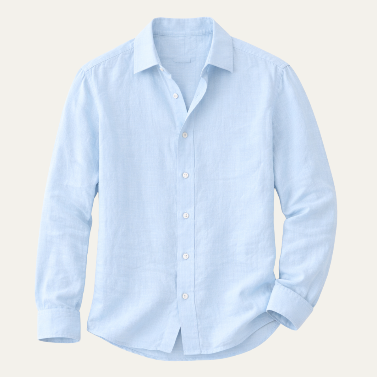 La chemise en coton et lin respirante pour hommes Carlisle, coupe décontractée