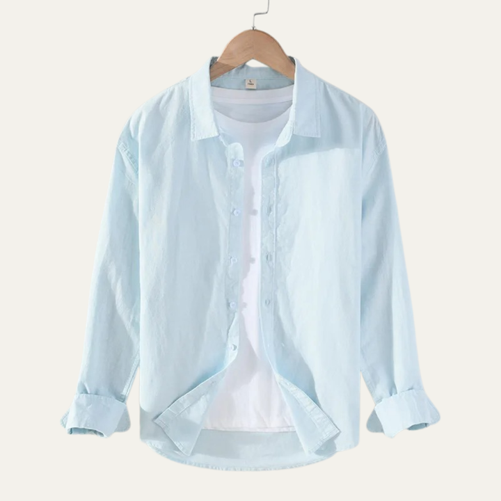 La Chemise Rétro en Lin Coton d&