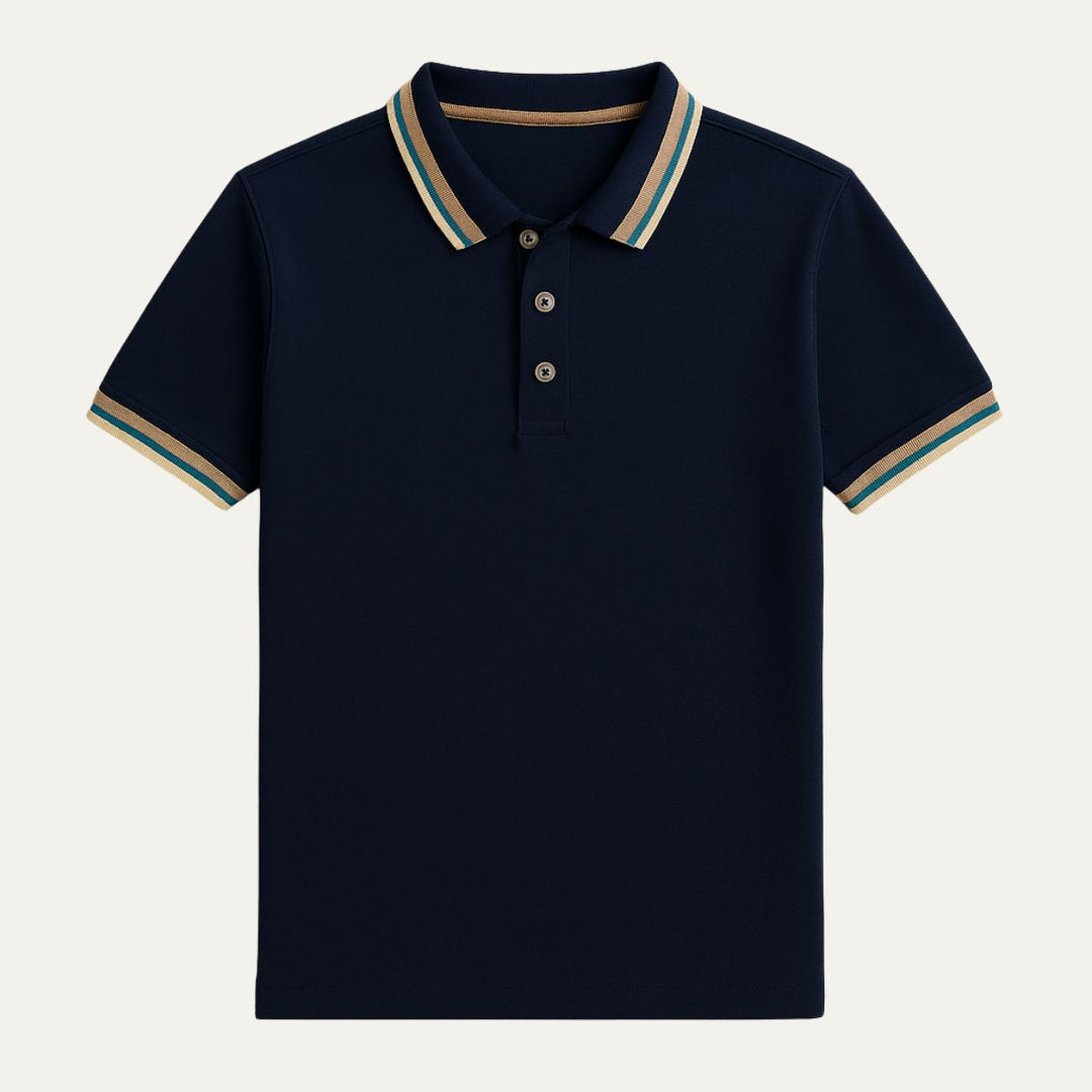 Le Polo en Coton Rayé Bellagio