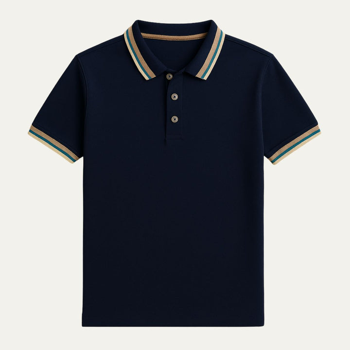 Le Polo en Coton Rayé Bellagio