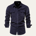 La chemise décontractée en velours côtelé pour homme Lecce