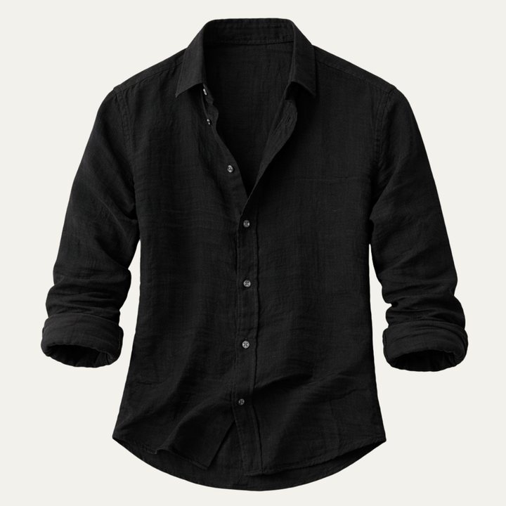La Chemise de Plage en Coton et Lin Doux Timbercrest Hill pour Hommes