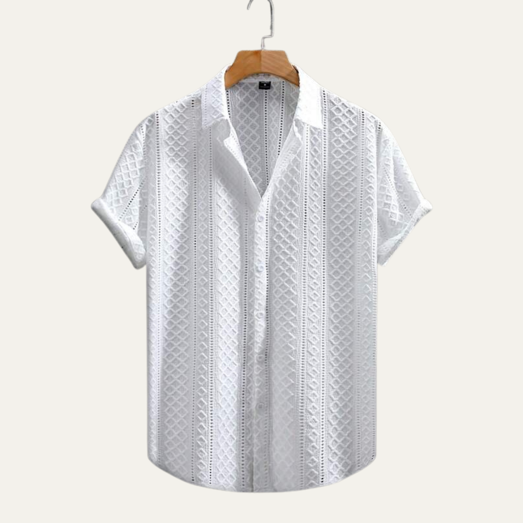 La chemise à boutons texturée d'été pour hommes Ashland Ridge