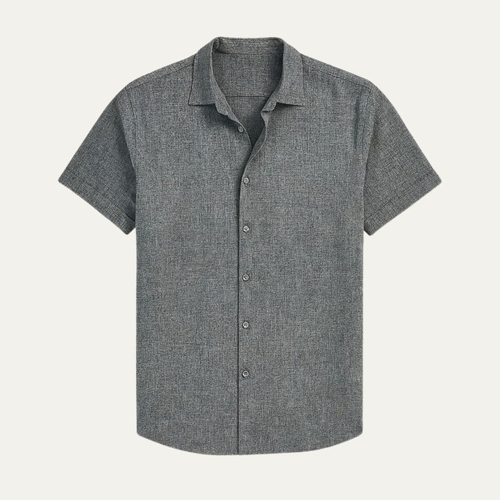 La Chemise en Lin à Manches Courtes Monaco pour Hommes