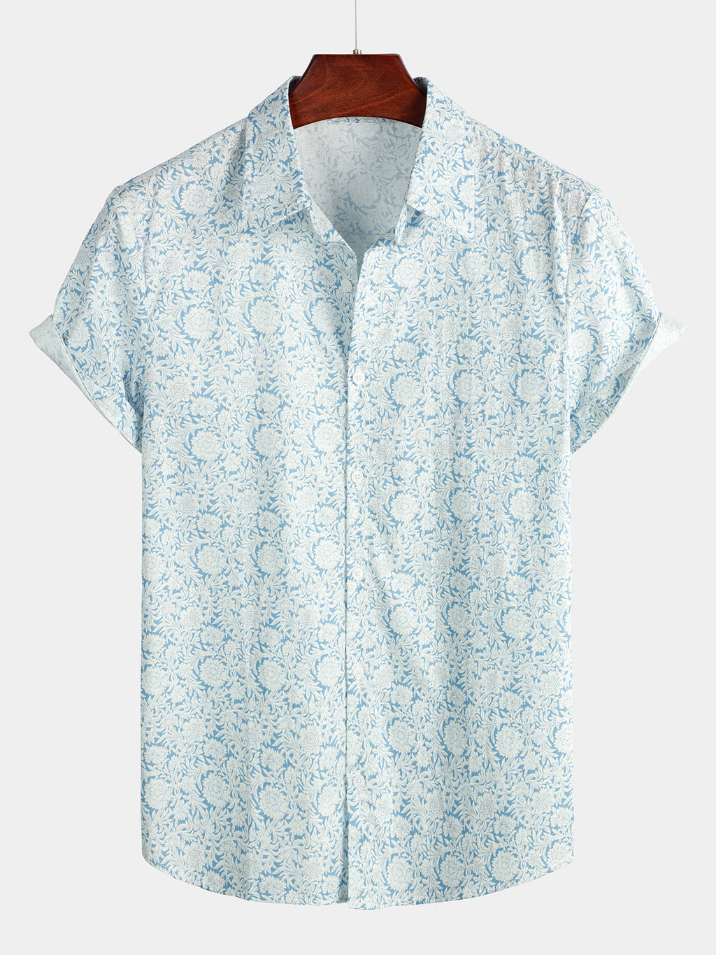 Chemise Casual Imprimée Florale pour Homme