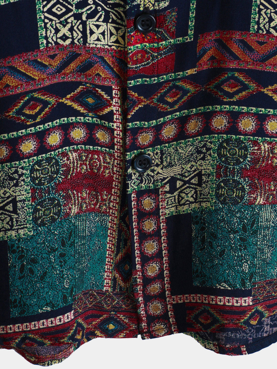 Chemise hawaïenne à manches courtes pour homme, style rétro et respirant, style ethnique