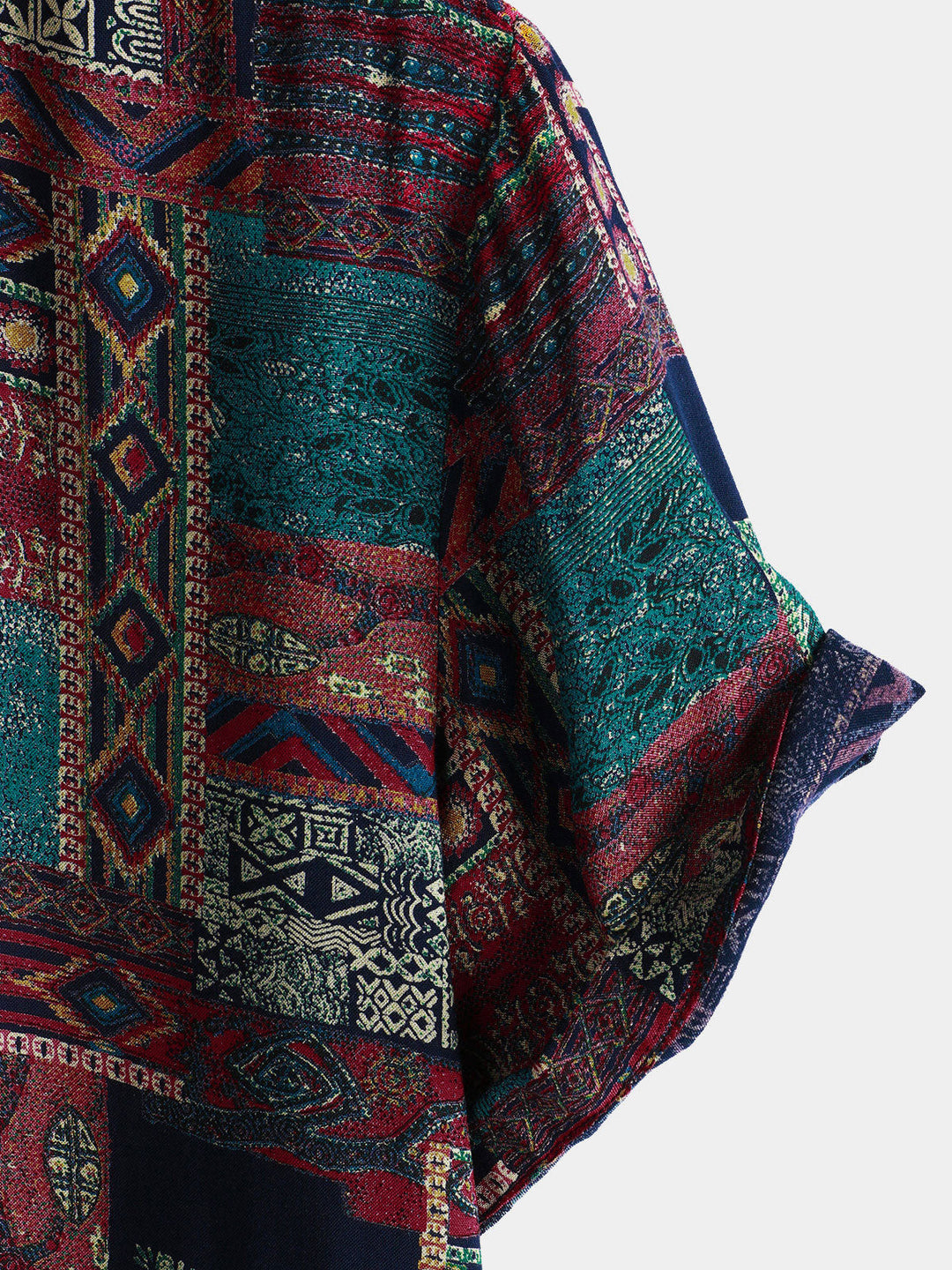 Chemise hawaïenne à manches courtes pour homme, style rétro et respirant, style ethnique