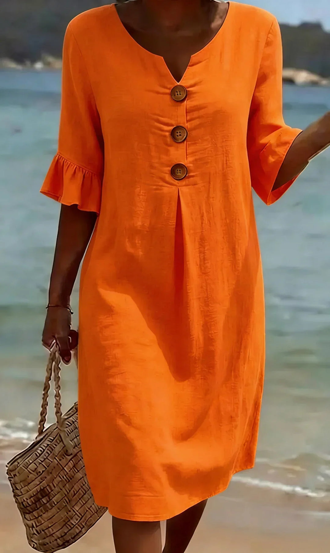 Amaia | Robe élégante en lin
