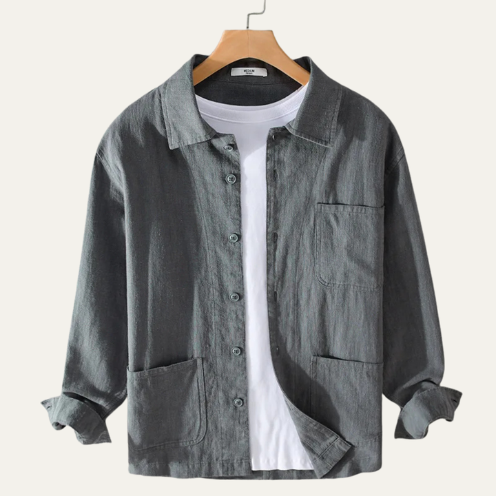 La Veste Chemise en Coton Casual Rétro pour Homme Waterford Ridge