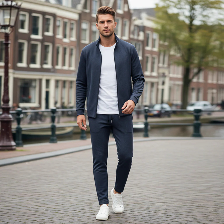 Le survêtement premium pour hommes Milford – Veste zippée à coupe moderne et joggers