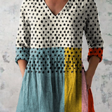 Valerie | Longue Blouse avec Décolleté en V