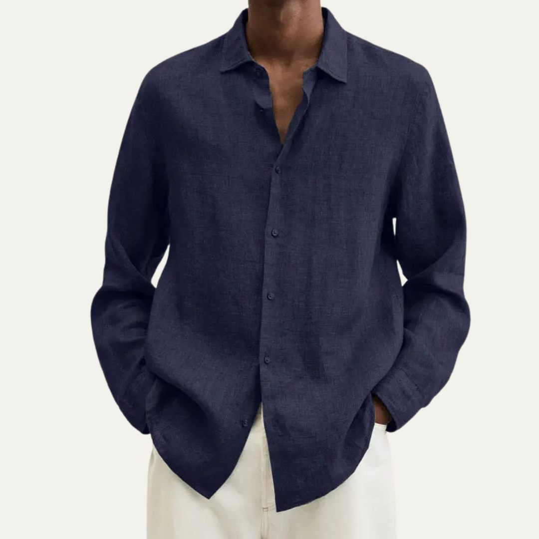 La Chemise Décontractée en Lin à Manches Longues pour Hommes Ridgecrest