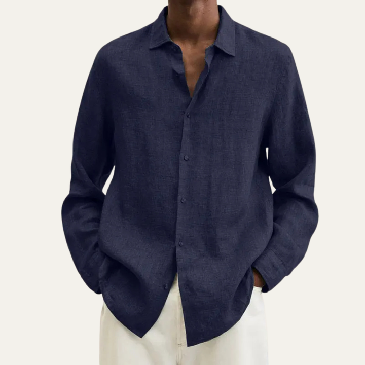 La Chemise Décontractée en Lin à Manches Longues pour Hommes Ridgecrest