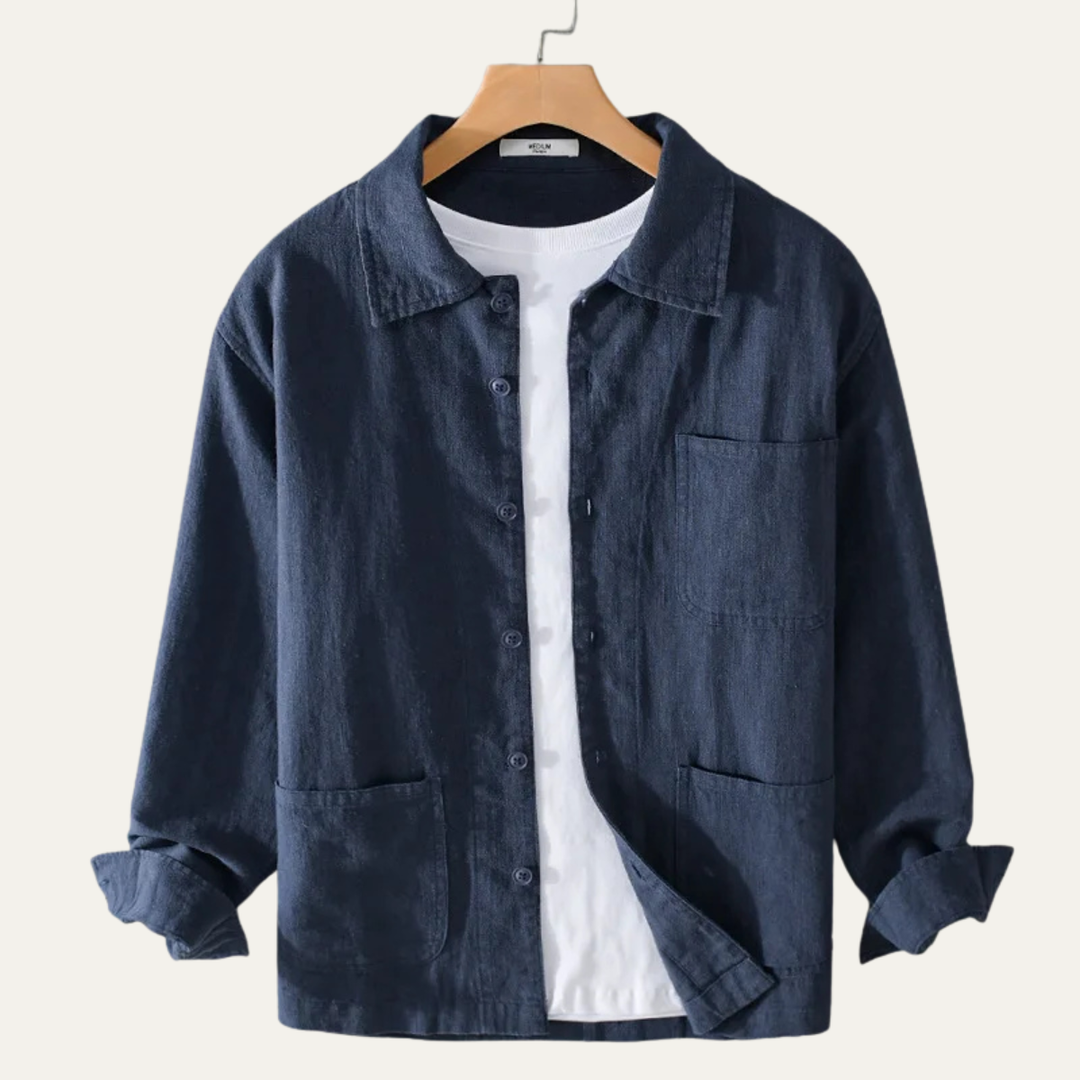 La Veste Chemise en Coton Casual Rétro pour Homme Waterford Ridge