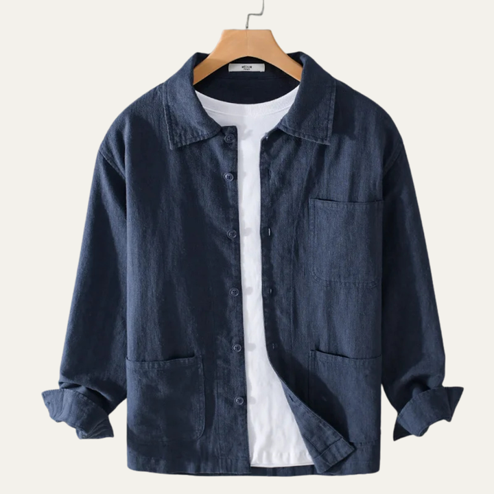 La Veste Chemise en Coton Casual Rétro pour Homme Waterford Ridge