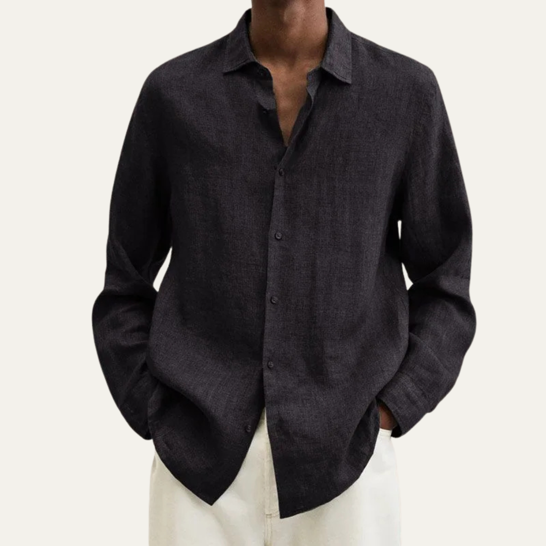 La Chemise Décontractée en Lin à Manches Longues pour Hommes Ridgecrest