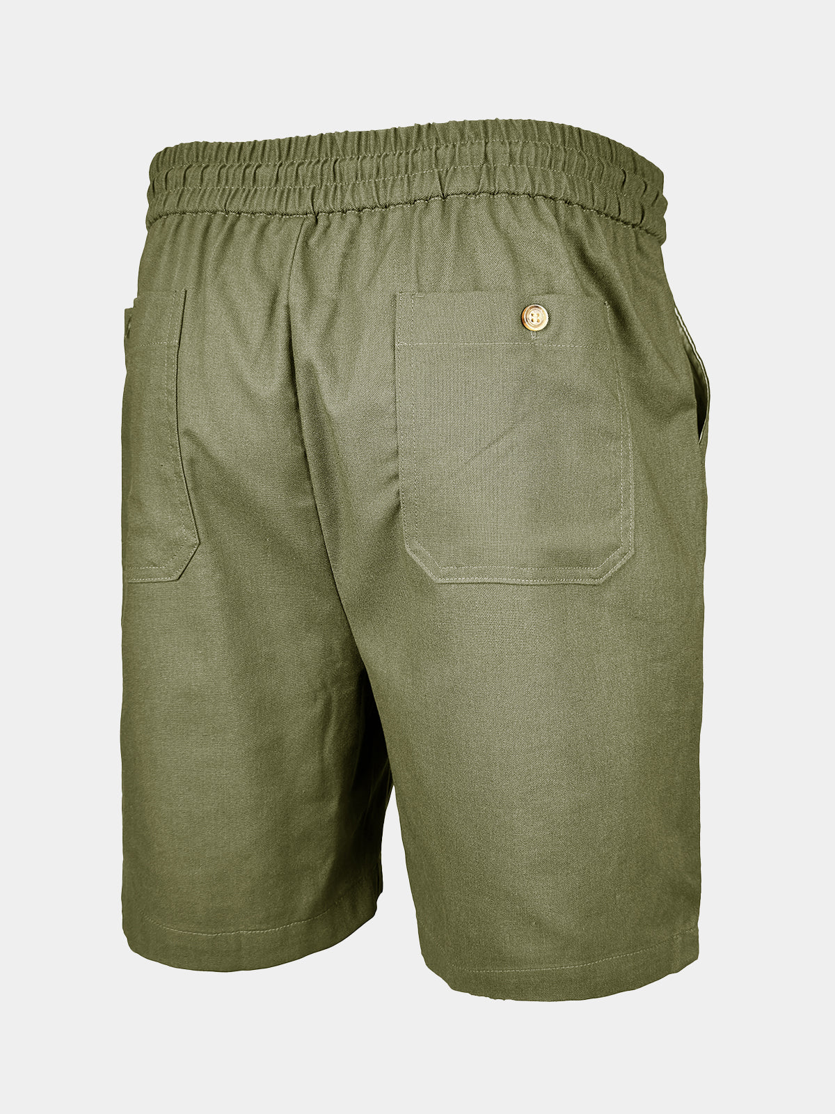Pantalons Courts de Plage en Lin et Coton Respirants pour Homme