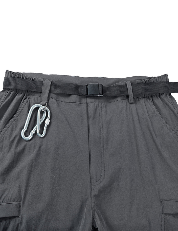 Short cargo décontracté à séchage rapide pour hommes, travail de randonnée, multi-poches, extérieur