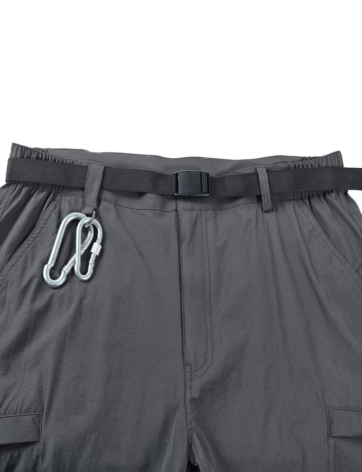 Shorts de randonnée décontractés pour homme à séchage rapide avec poches multiples