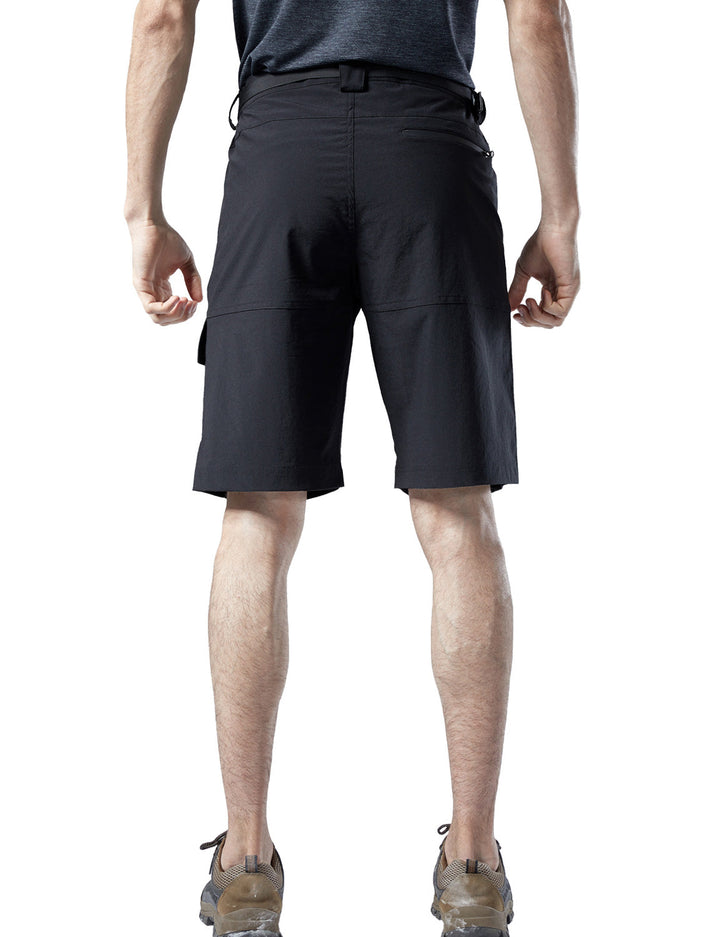 Short cargo léger multi-poches à séchage rapide pour hommes, travail décontracté, randonnée, travail