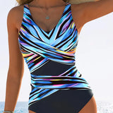 Maillot de Bain Tendance Imprimé Amincissant Une Pièce