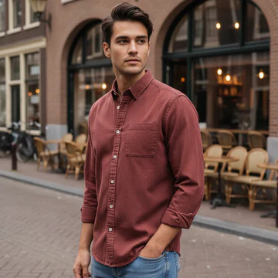 La Chemise Habillée Classique à Boutons pour Hommes Melrose