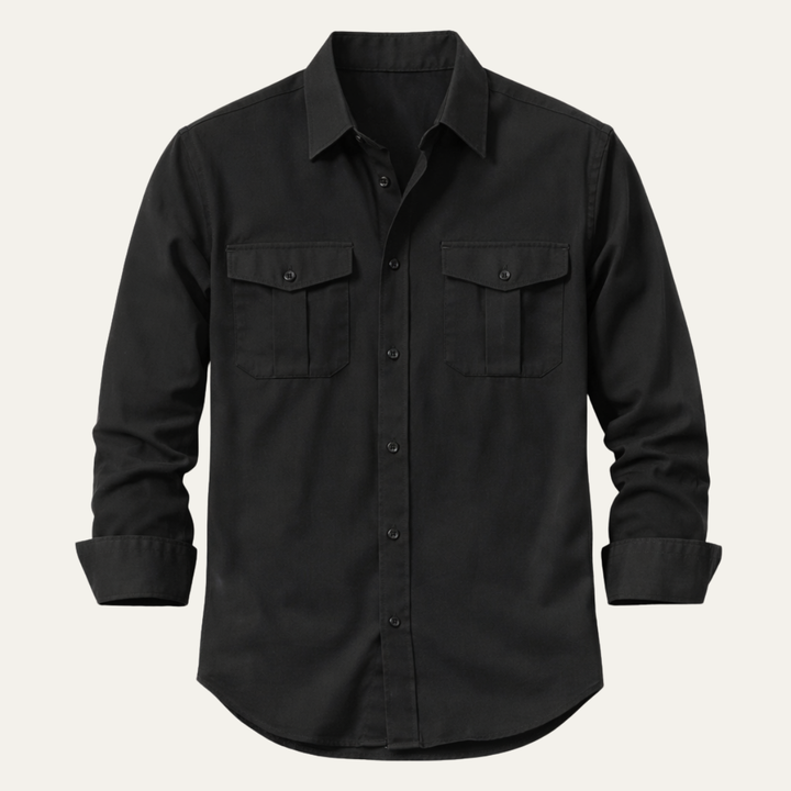 La chemise décontractée en lin pour homme Hillcrest Ridge à double poche