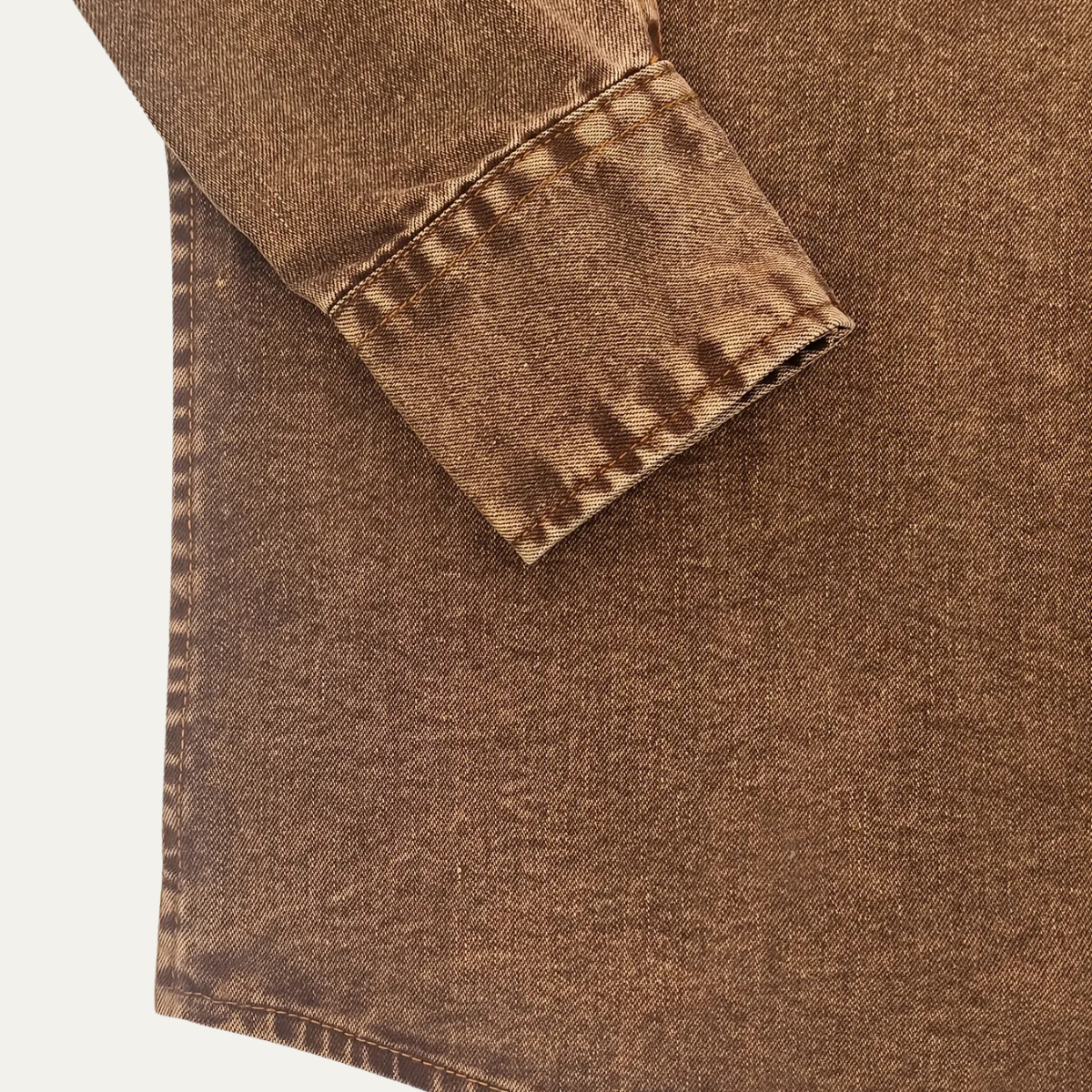 La chemise de travail en denim vintage lavé pour hommes Belleford