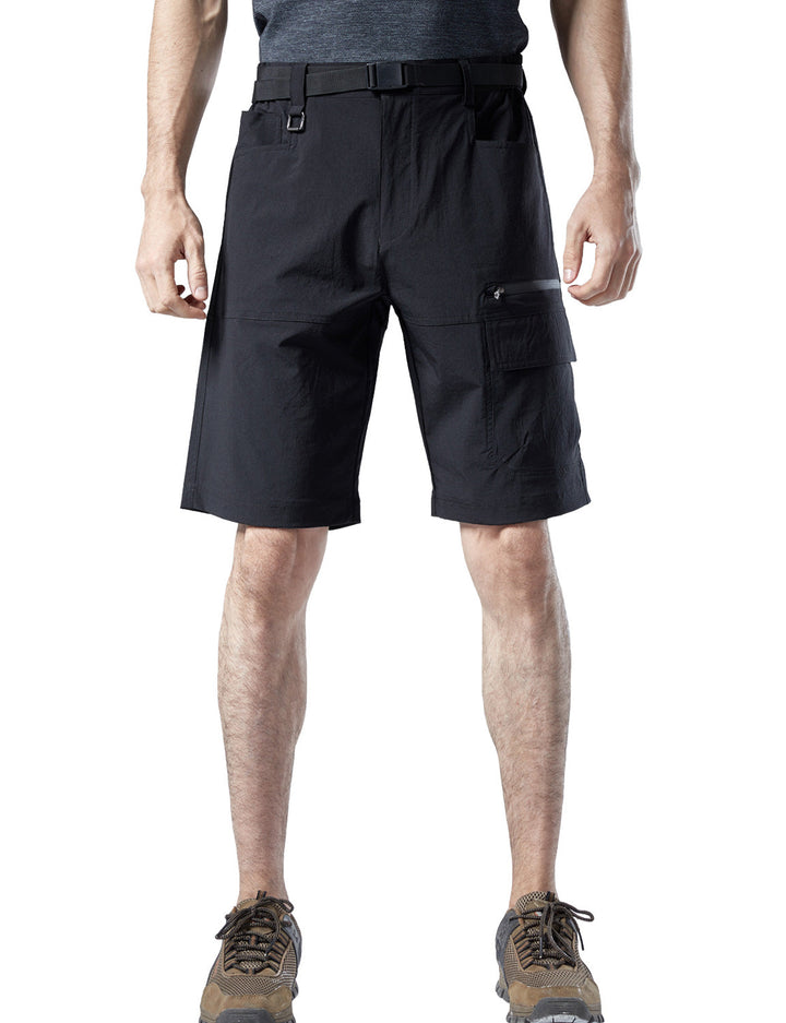 Short cargo léger multi-poches à séchage rapide pour hommes, travail décontracté, randonnée, travail