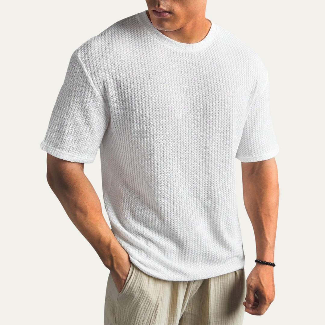 La chemise décontractée en coton texturé pour homme de Berkhamsted
