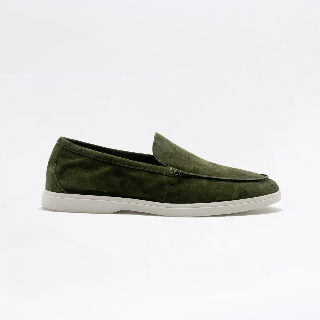 Mocassins en daim - Kaki