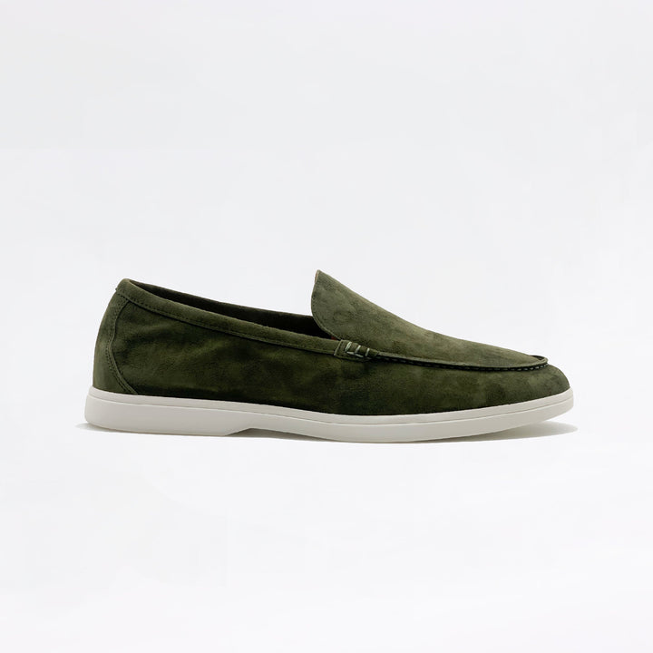 Mocassins en daim - Kaki