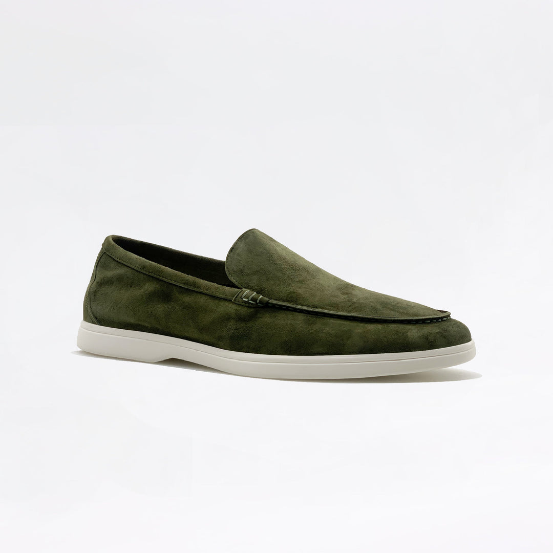 Mocassins en daim - Kaki