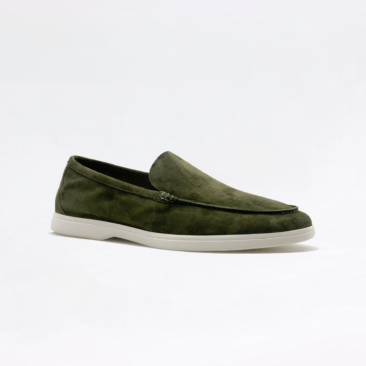 Mocassins en daim - Kaki