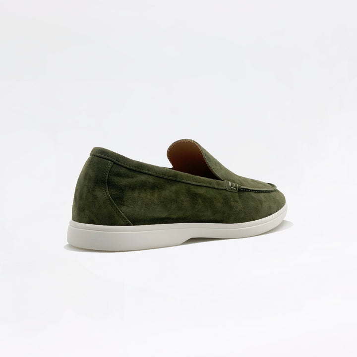 Mocassins en daim - Kaki