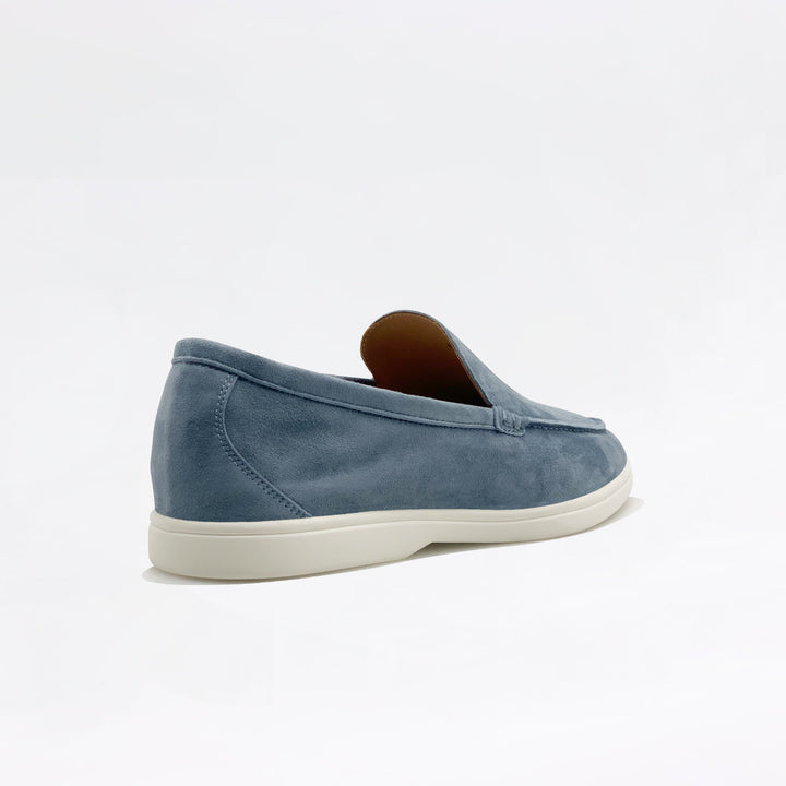 Mocassins en daim - Bleu