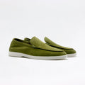 Mocassins en daim - Olive