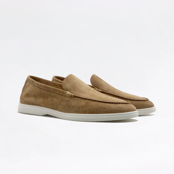Mocassins en daim - Beige