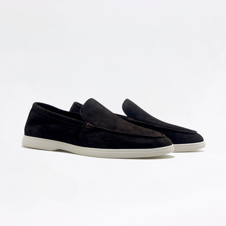 Mocassins en daim - Noir