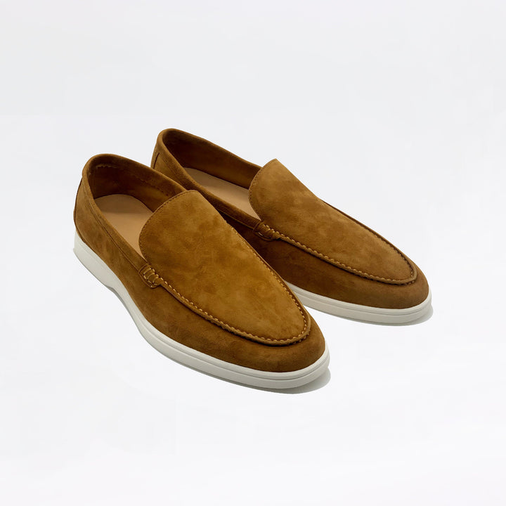 Mocassins en daim - Camel