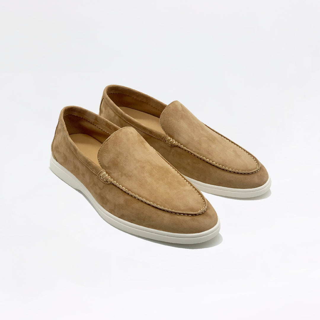 Mocassins en daim - Beige