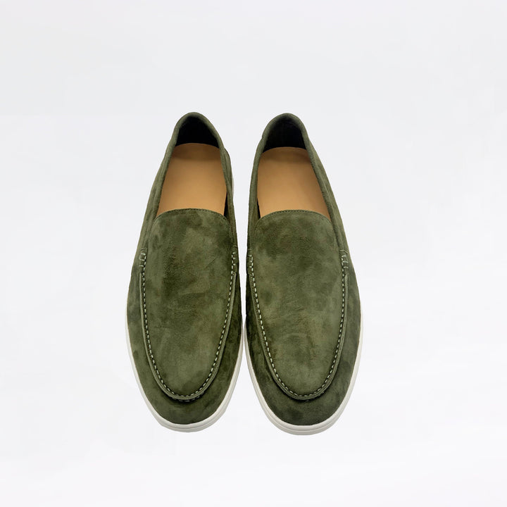 Mocassins en daim - Kaki