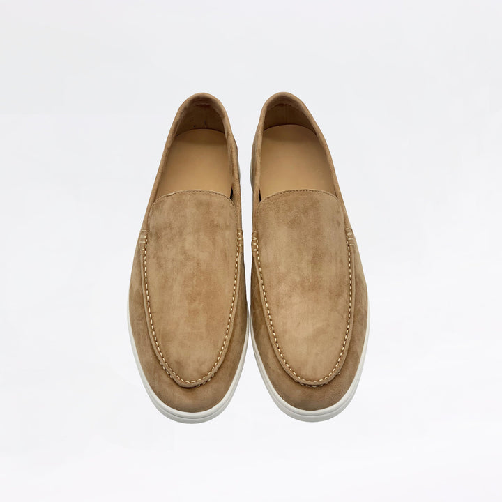 Mocassins en daim - Beige