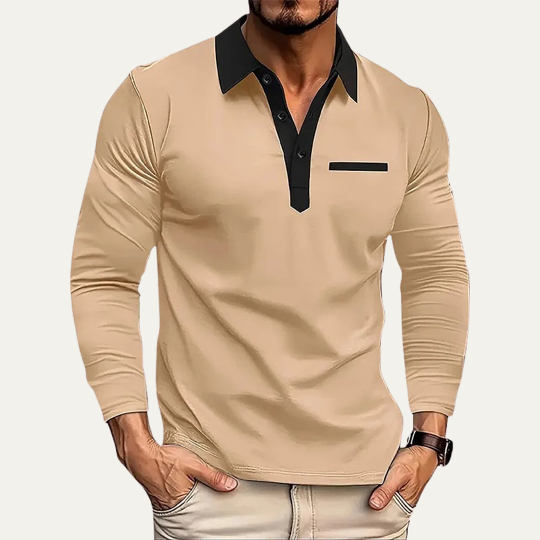 Le Pull Polo Casual Slim Fit pour Hommes Anacapri