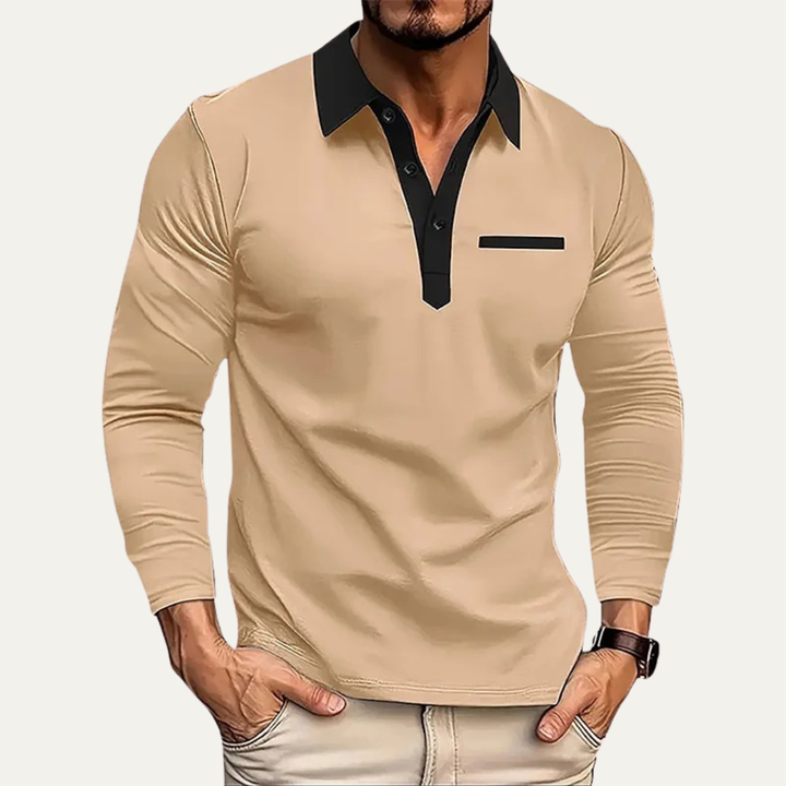 Le Pull Polo Casual Slim Fit pour Hommes Anacapri