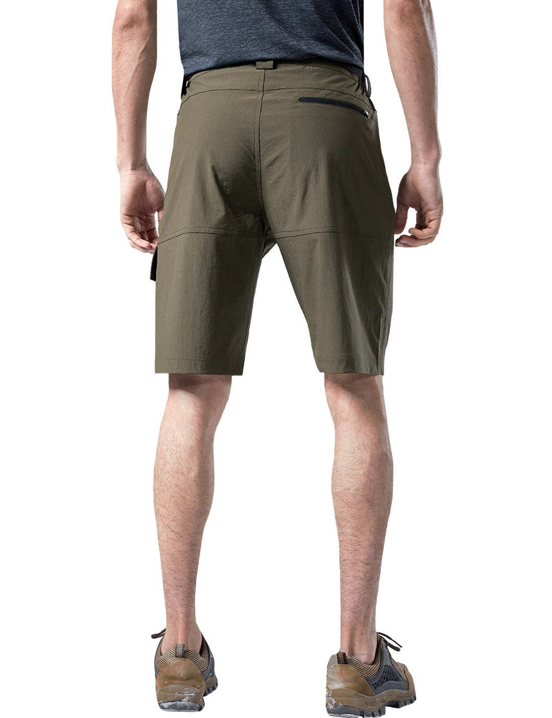 Short cargo léger multi-poches à séchage rapide pour hommes, travail décontracté, randonnée, travail
