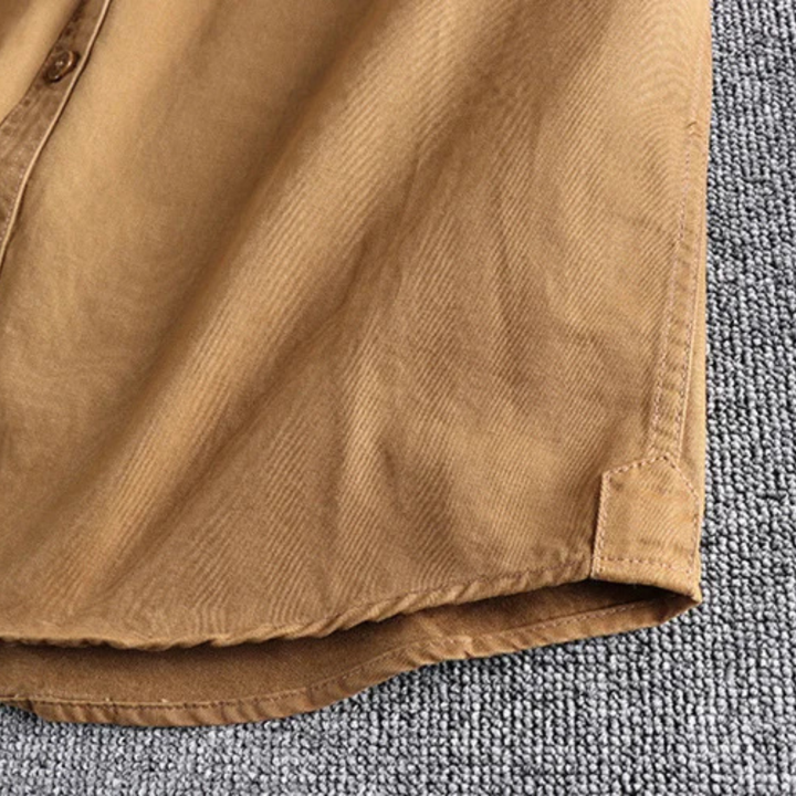 La Veste Chemise Cargo Vintage en Toile pour Homme Bellwood