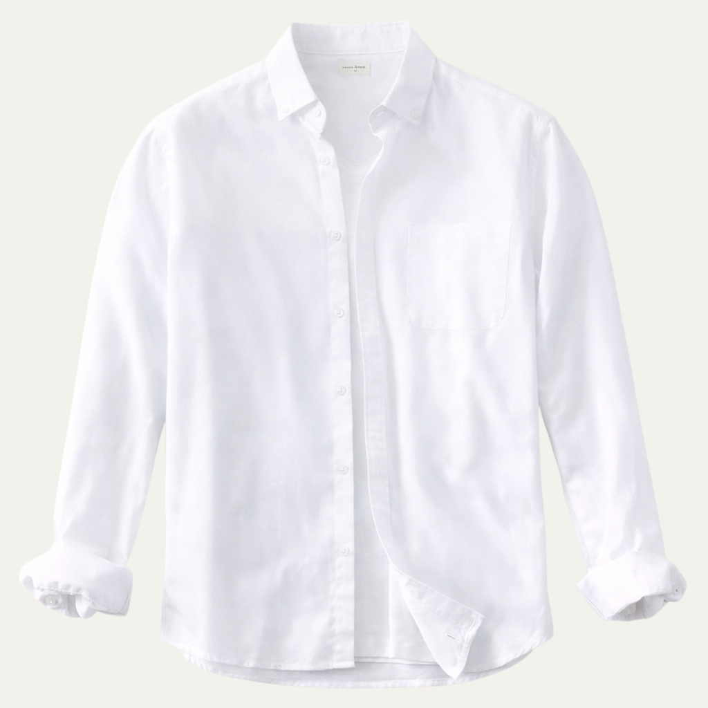 La Chemise Classique en Lin-Coton pour Homme Brookmoor