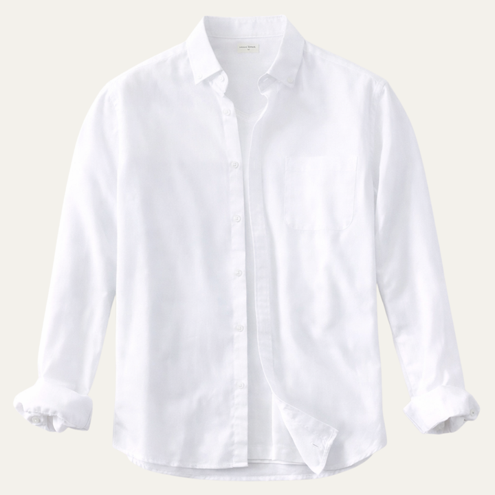 La Chemise Classique en Lin-Coton pour Homme Brookmoor